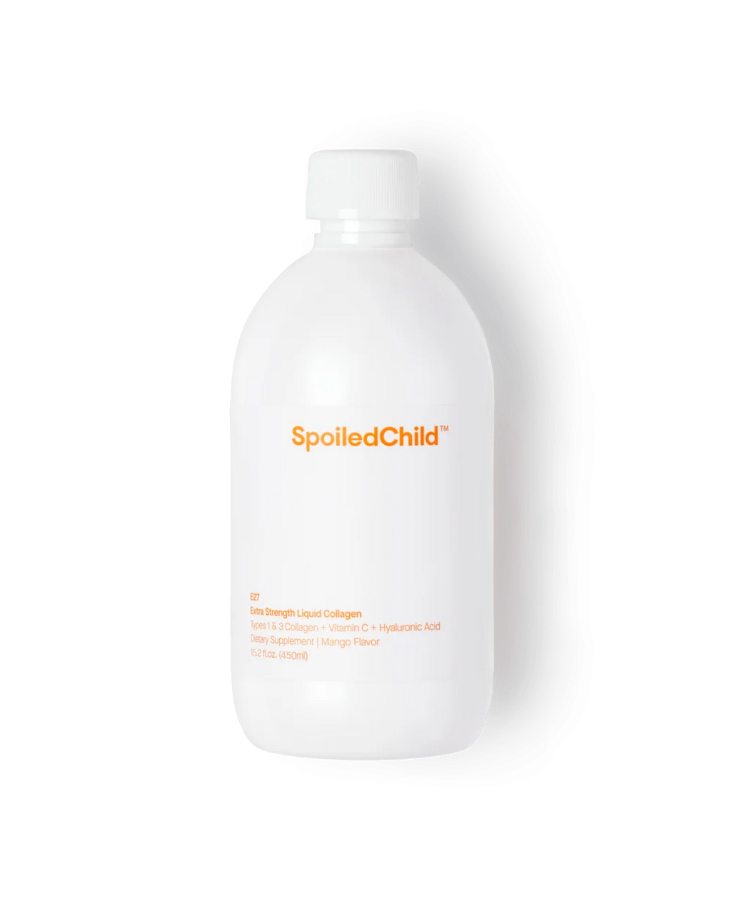SpoiledChild E27 Extra Strength Liquid Collagen — Mango 16.2 fl oz (480ml)