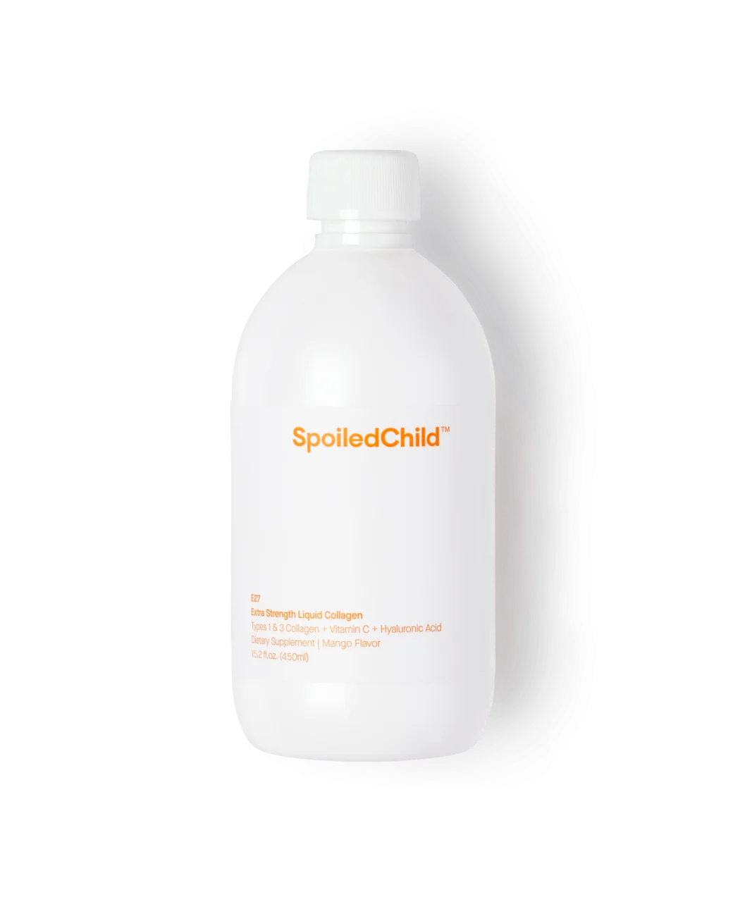 SpoiledChild E27 Extra Strength Liquid Collagen — Mango 16.2 fl oz (480ml)