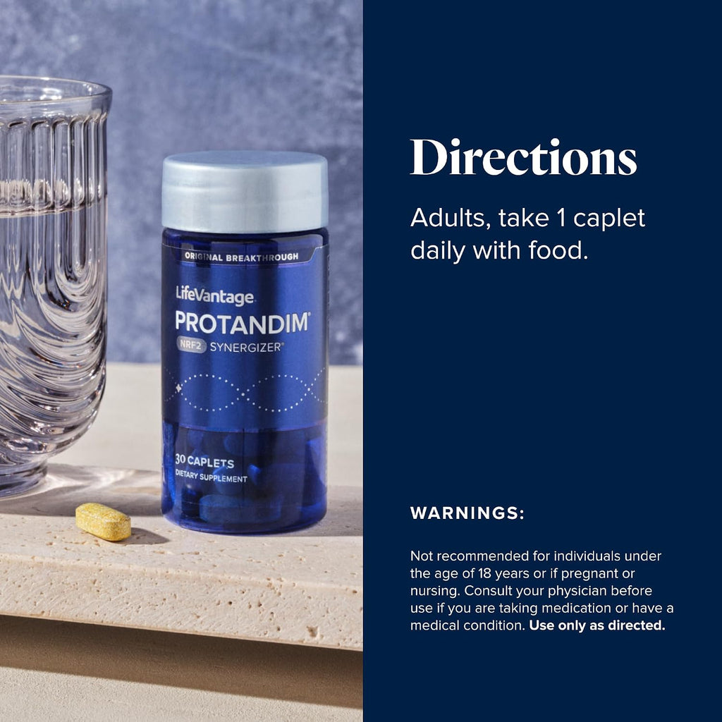 LifeVantage Protandim NRF2 Synergizer Daily Wellness Supplement - 30 Tablets
