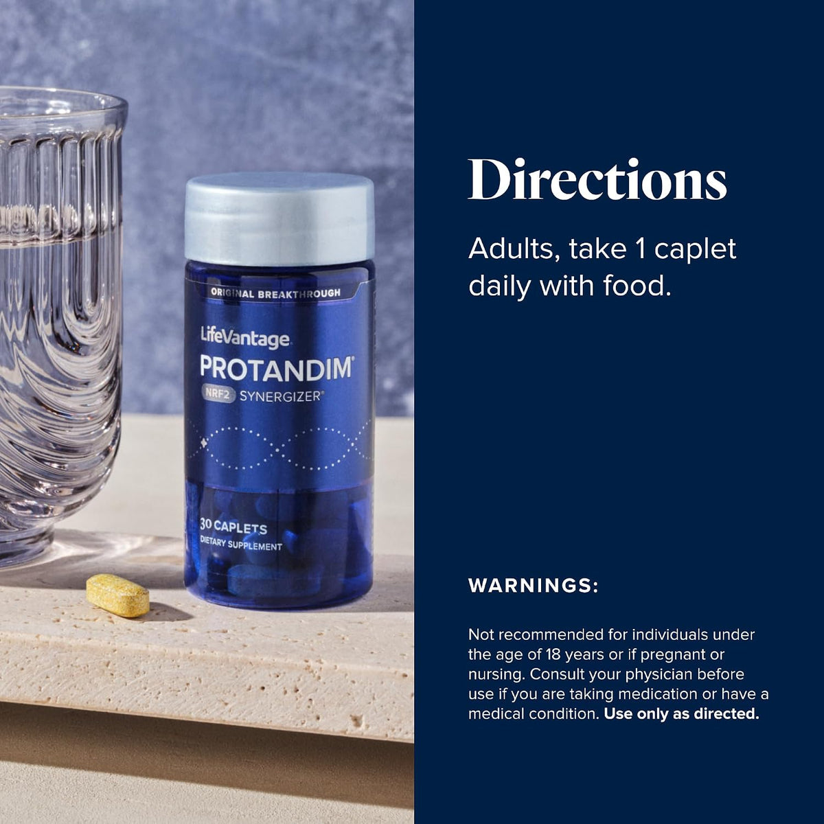 LifeVantage Protandim NRF2 Synergizer Daily Wellness Supplement - 30 Tablets