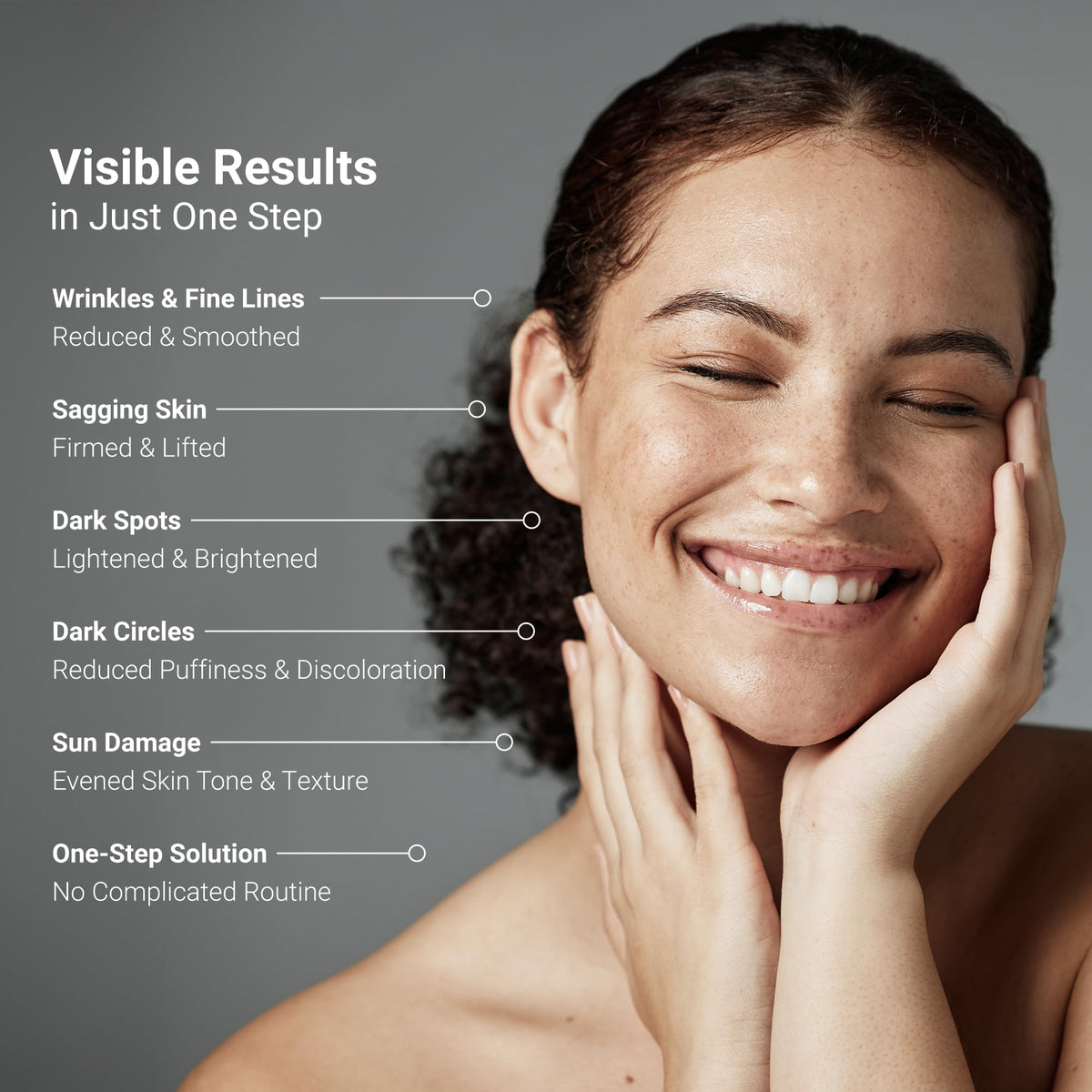 LifeCell all in one  Anti-Aging treatment for Wrinkles, Fine Lines & Dark Circles, 2.54oz/75ml