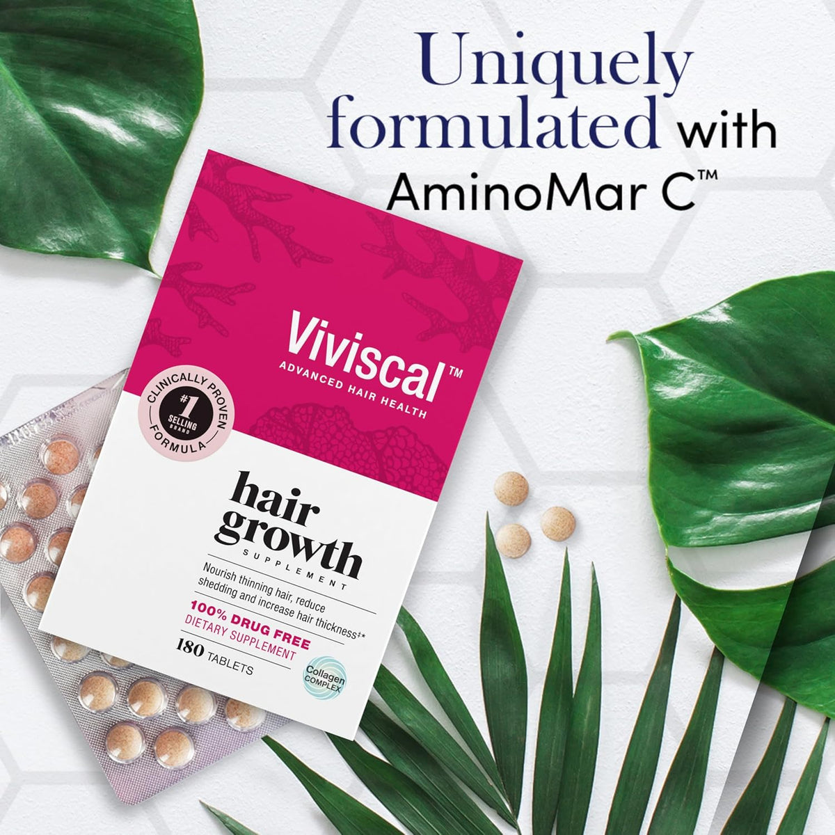 Viviscal Advanced Hair Health |HAIR Growth Supplement| 180 Tablets