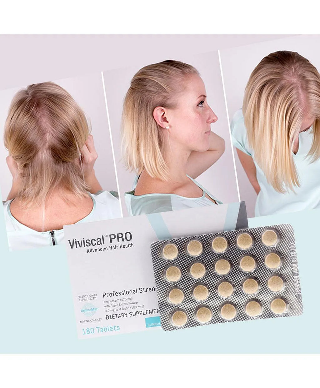 Viviscal PRO Advanced hair health |PROFESSIONAL STRENGTH | 180 tablets