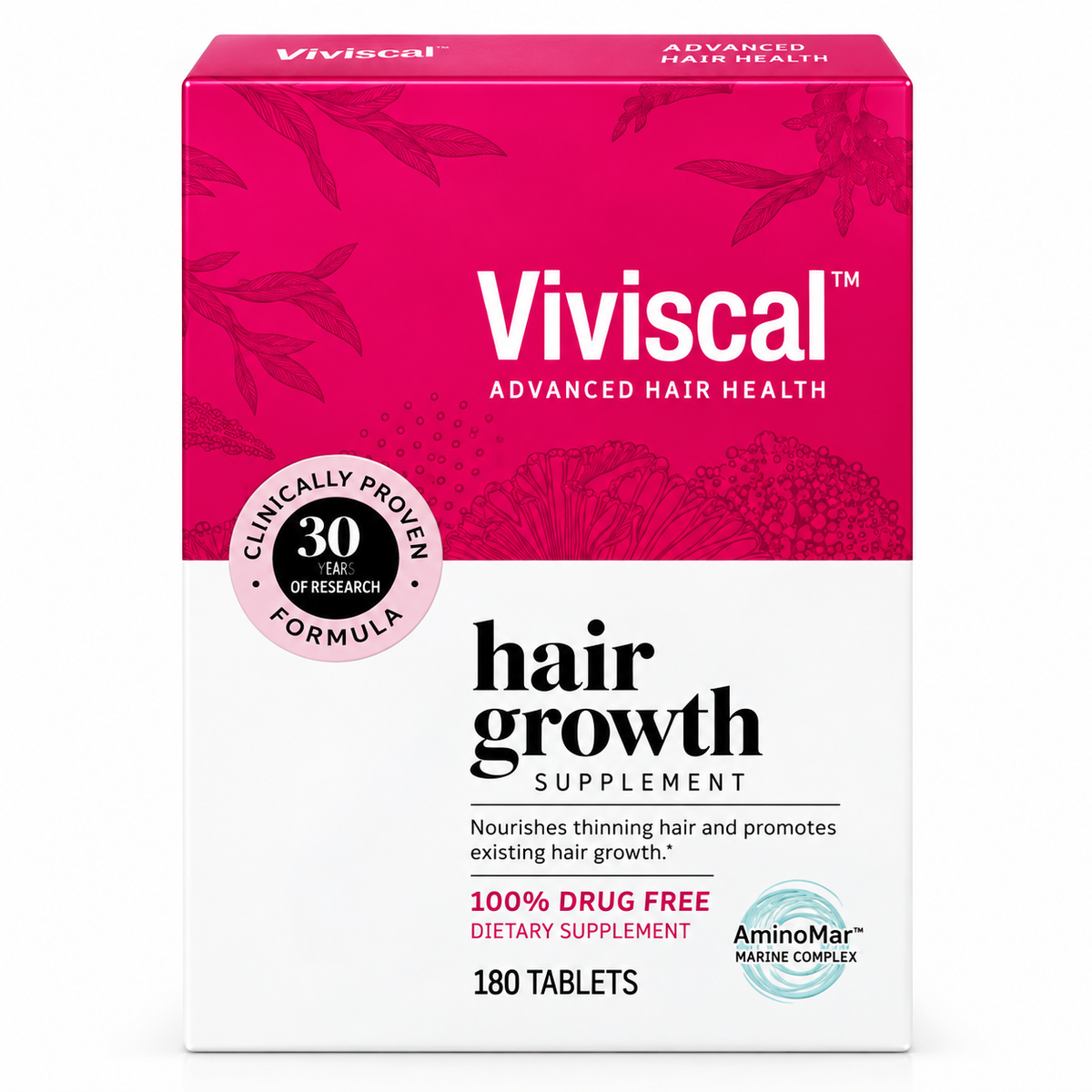 Viviscal Advanced hair health |Hair growth supplement |180 tablets