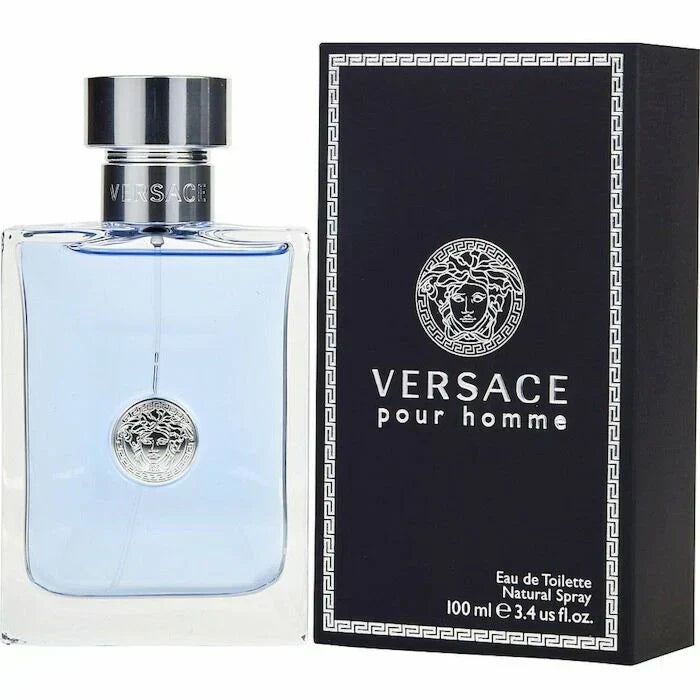 Versace Pour Homme Eau de Toilette for Men 100mL/3.4oz