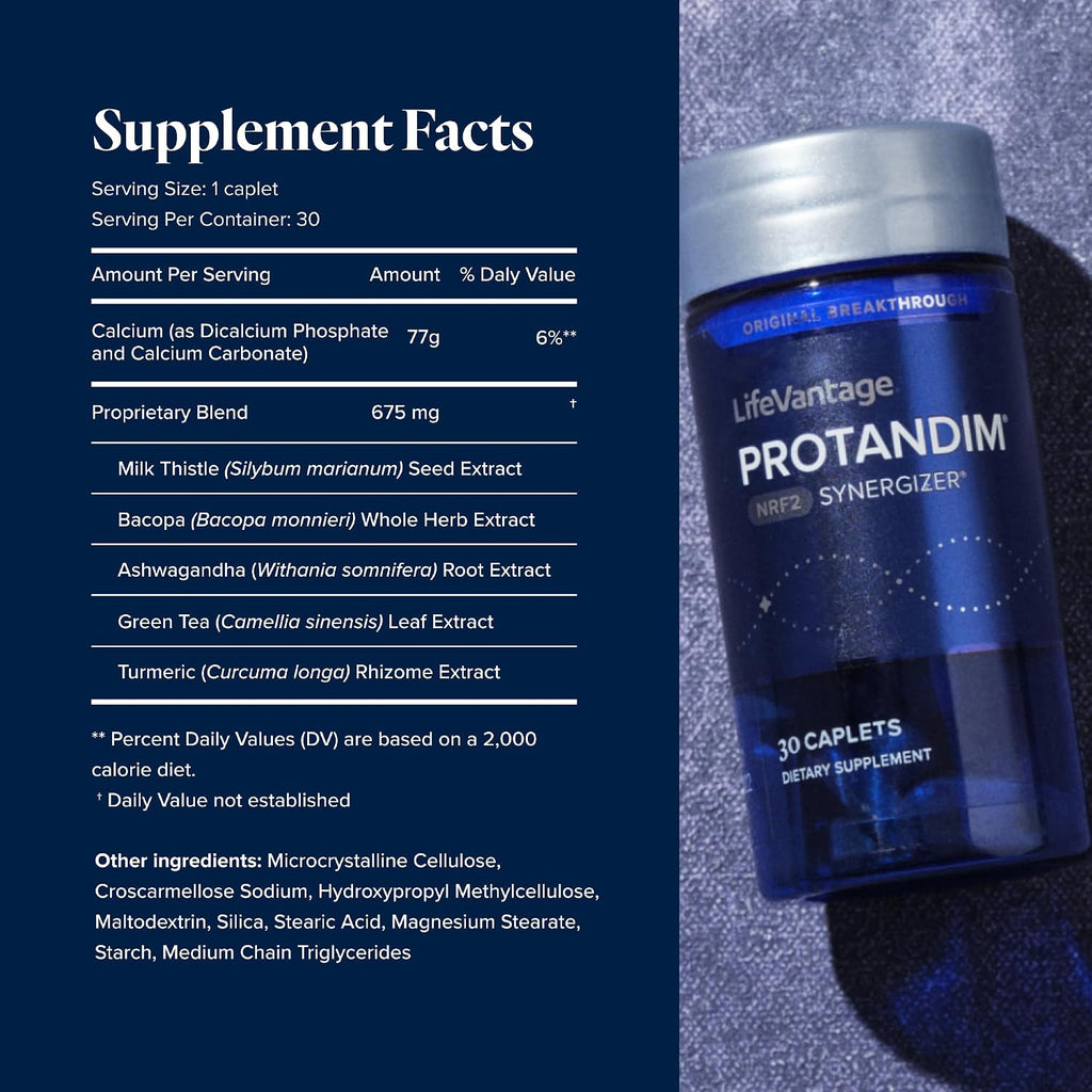 LifeVantage Protandim NRF2 Synergizer Daily Wellness Supplement - 30 Tablets