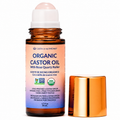 Queen of the Thrones Organic Golden Castor Oil Roll-On with Rose Quartz 100% Pure