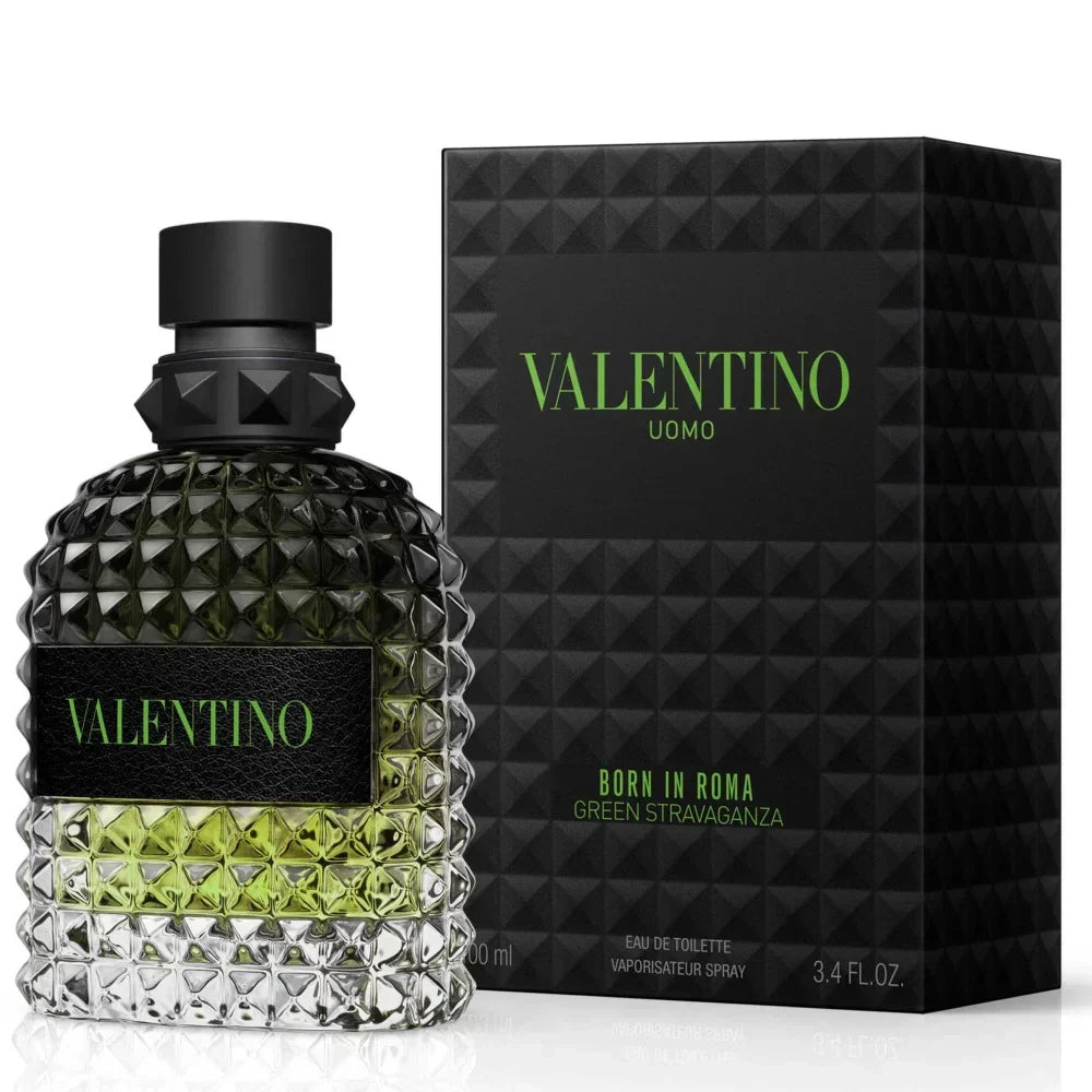 Valentino Uomo Born In Roma Green Stravaganza 3.4 oz. EDT Spray for Men