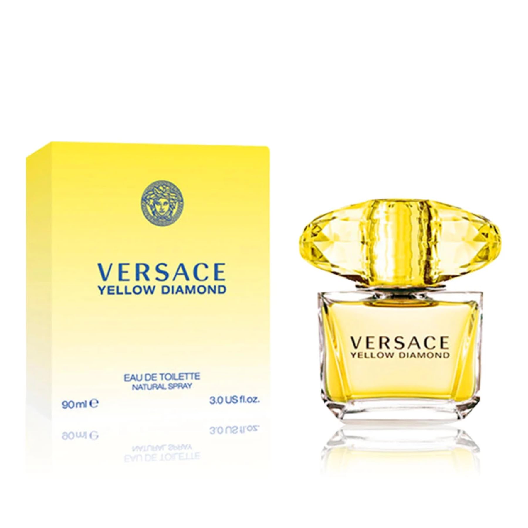 Versace Yellow Diamond Eau de Toilette Spray for Women 3oz/90mL